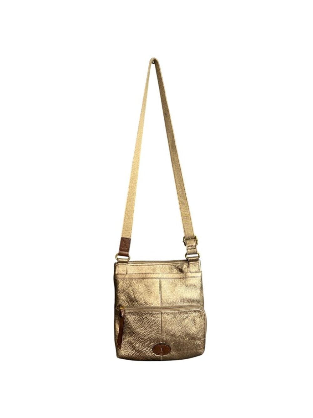 Fossil Metallic Crossbody Bag